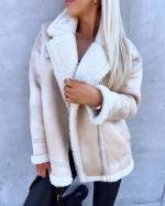 Light Beige Warm Oversized Inner Coat