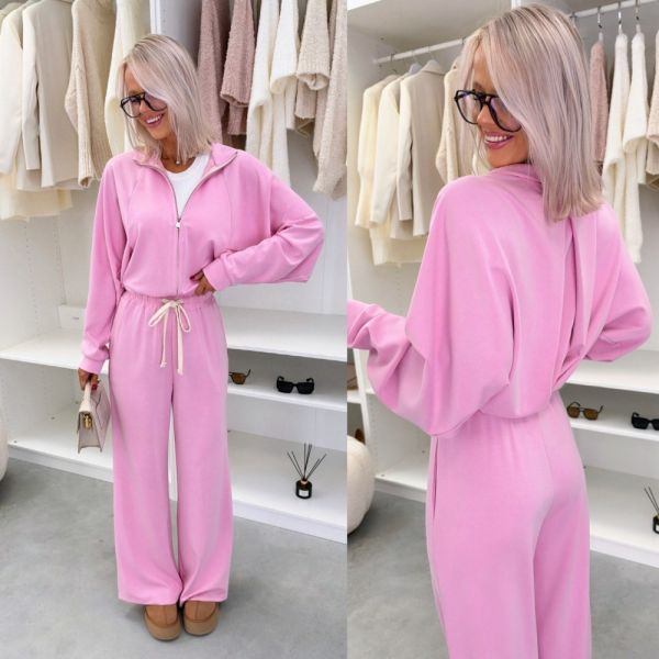Pink Comfortable Two-piece Set