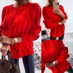 Red Oversize Sweater