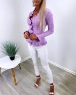 Purple Pearl Sweater