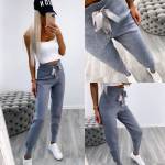 Синий Удобные повседневные брюки