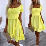 Белое Платье с завязками