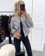 Grey Sequin Jacket