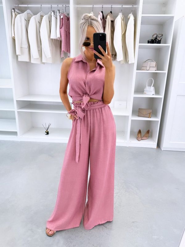 Pink Two-piece Set