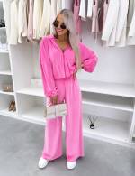 Фуксии Велюровый спортивный костюм из двух предметов