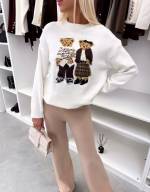 Бежевый Стильный и уютный свитер