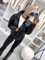 Коричневый Свитшот Oversize на молнии