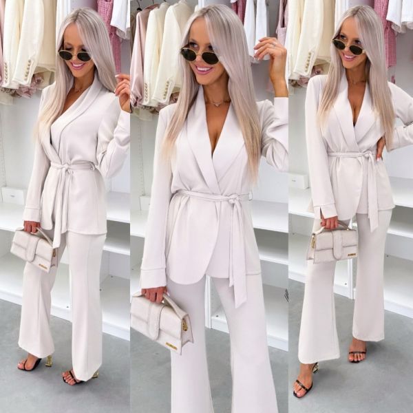 Beige Two-piece Set
