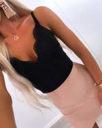 Фиолетовый Кружевное боди