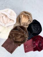 Taupe Kaelusega Müts