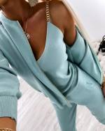 Серый Комплект на каждый день из трех предметов