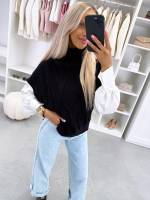 Gaiši Bēša Balts Adīts Vests Ar Oderi