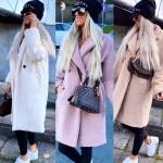 Бежевый „Teddy“ пальто