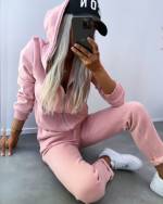 Pink Tracksuit Set