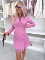 Sārts Pieguļoša žaketes Stila Kleita