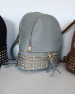 Серый Необычный рюкзак