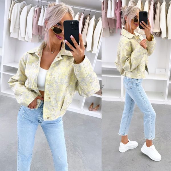 Yellow Zip-up Jacket