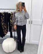 Beige Sequin Jacket