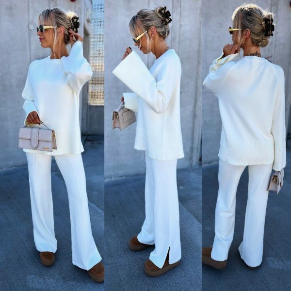 White Soft Two-piece Set