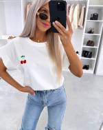 Żółty T-shirt O Kroju Oversize