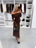 Sarkans Elastīga Midi Kleita