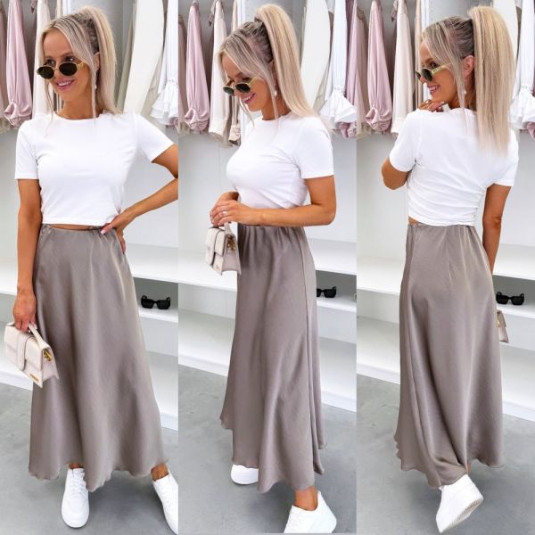 Taupe Skirt