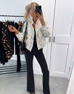 Beige Sequin Jacket