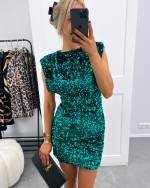 Must Pehmete Litritega Bodycon Kleit