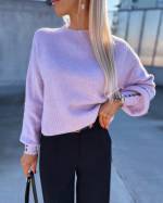 Taupe Buttoned Soft Sweater