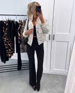 Beige Sequin Jacket