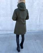 Khaki Longer Softshell Spring/autumn Waterproof Parka