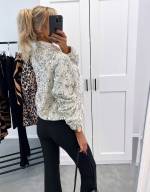 Beige Sequin Jacket