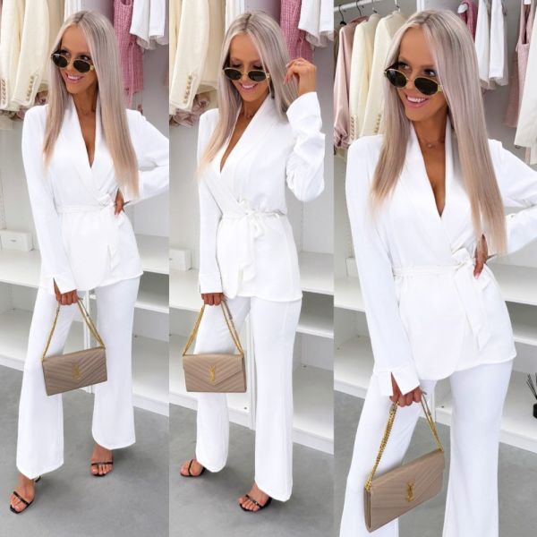 White Two-piece Set