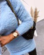 Balts Soft Fur-lined Longer Sweater