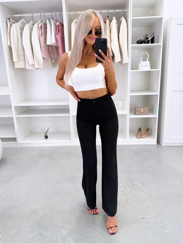 Black Smart Comfortable Trousers