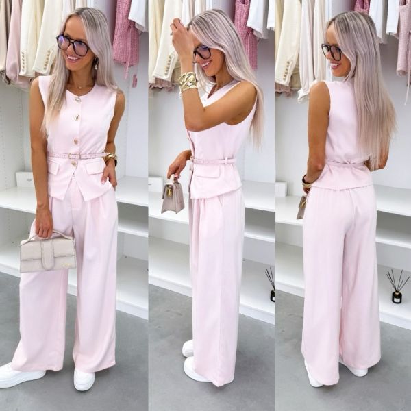 Pink Two-piece Set