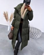 Khaki Winter Tie Parka