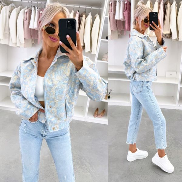 Blue Zip-up Jacket