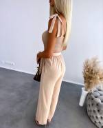 Must Keskelt Seotav Jumpsuit