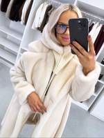 Taupe Kaelusega Müts