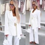 Roosa Kuldse Detailiga Seotav Pintsak