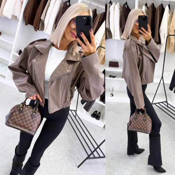 Taupe Soft Oversized Sweatshirt