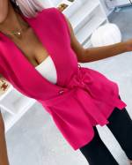 Must Keskelt Seotav Vest-jakk