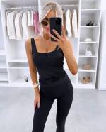 Black Stretch Top