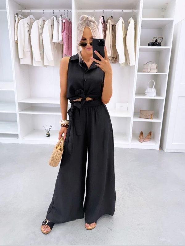 Black Two-piece Set