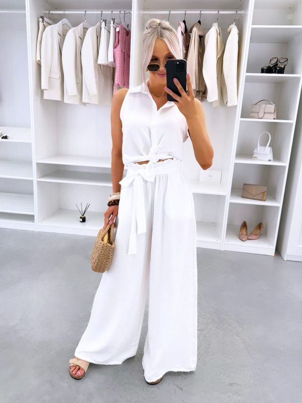 White Two-piece Set