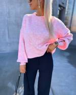 Taupe Buttoned Soft Sweater