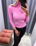 Light Pink High Neck Sweater