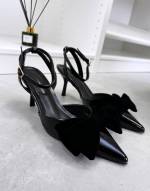 Melns Komforta Loaferi Ar Bantīti